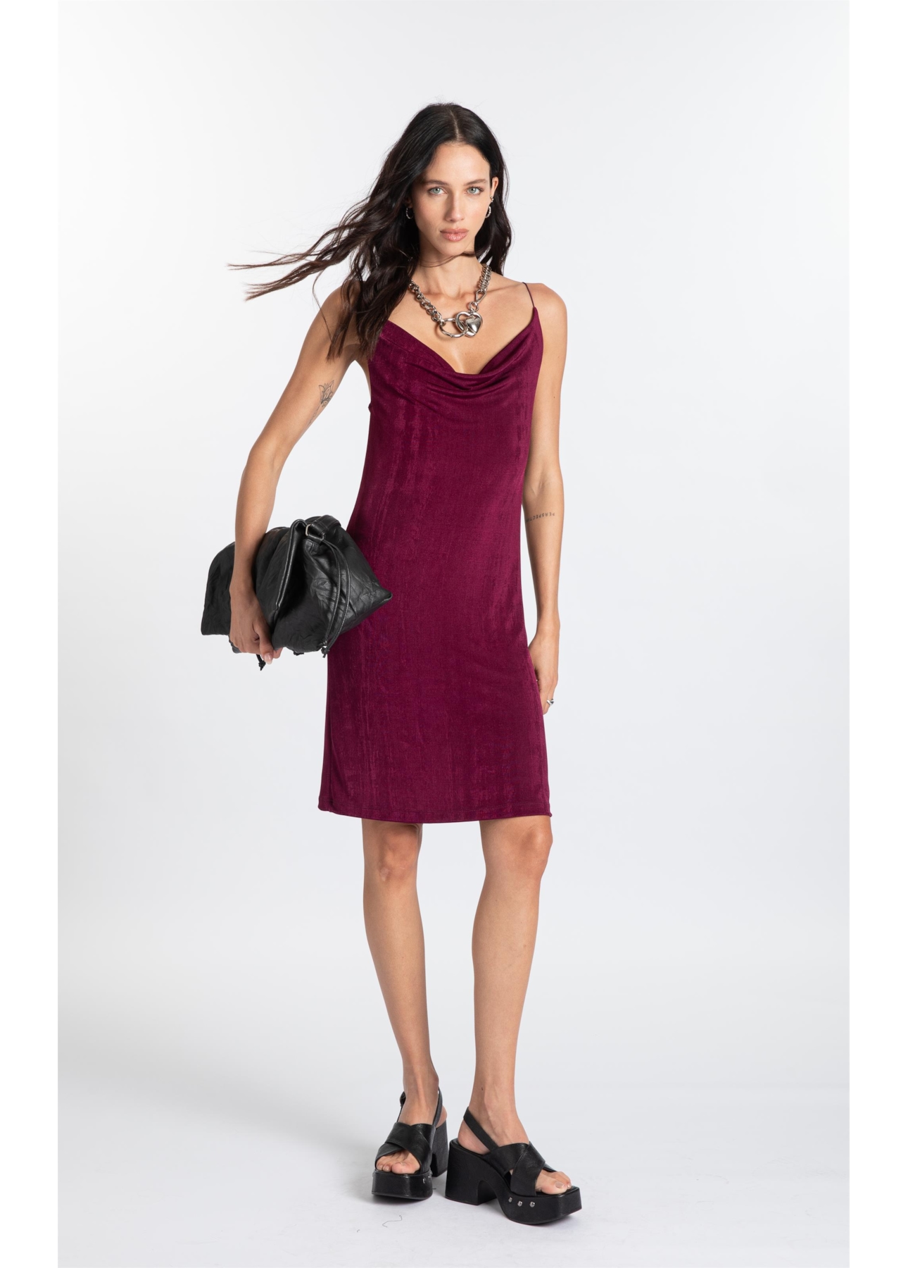 Ellus Degage New Slink Vestido Roxo