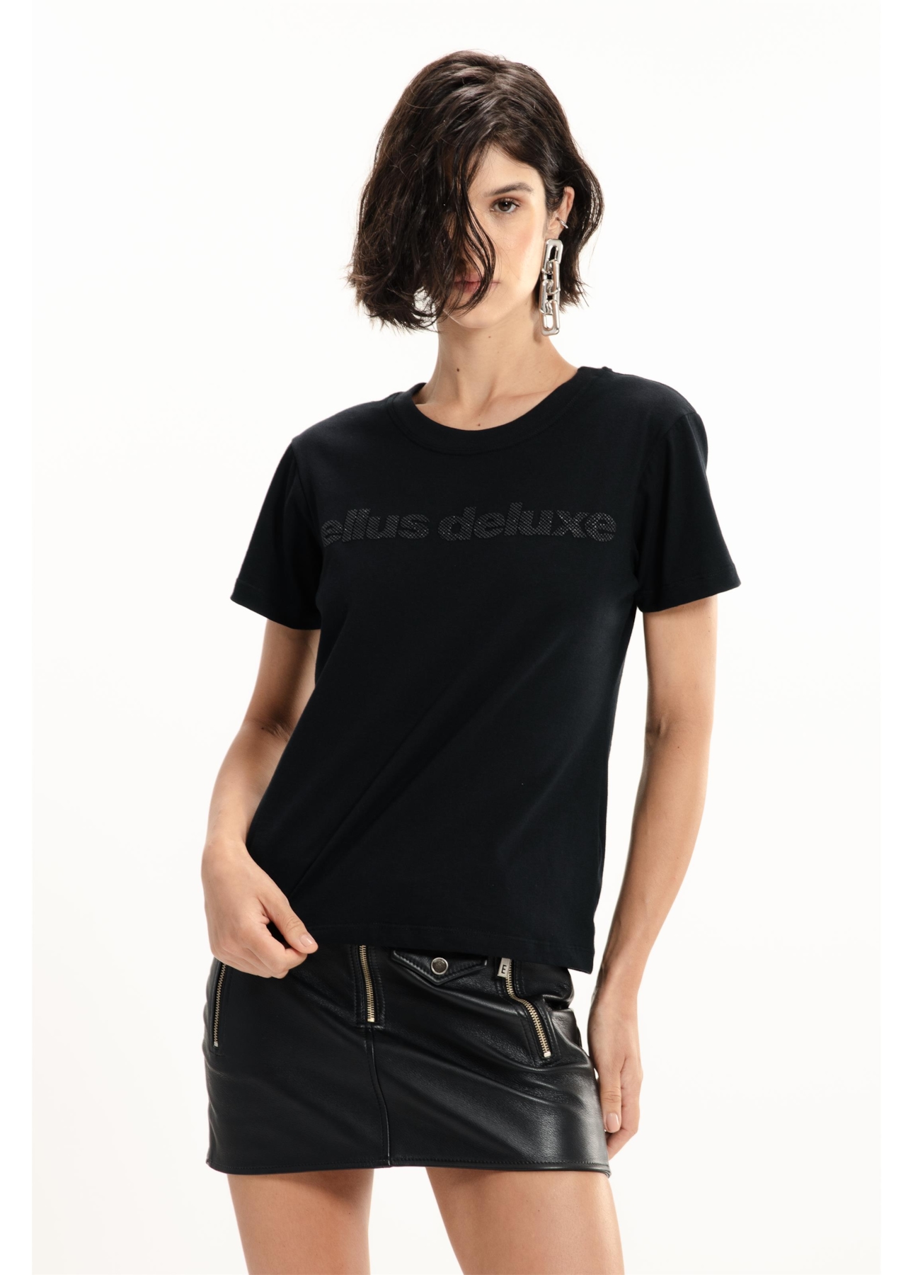 Ellus Deluxe Classic Slim Glitter Preto