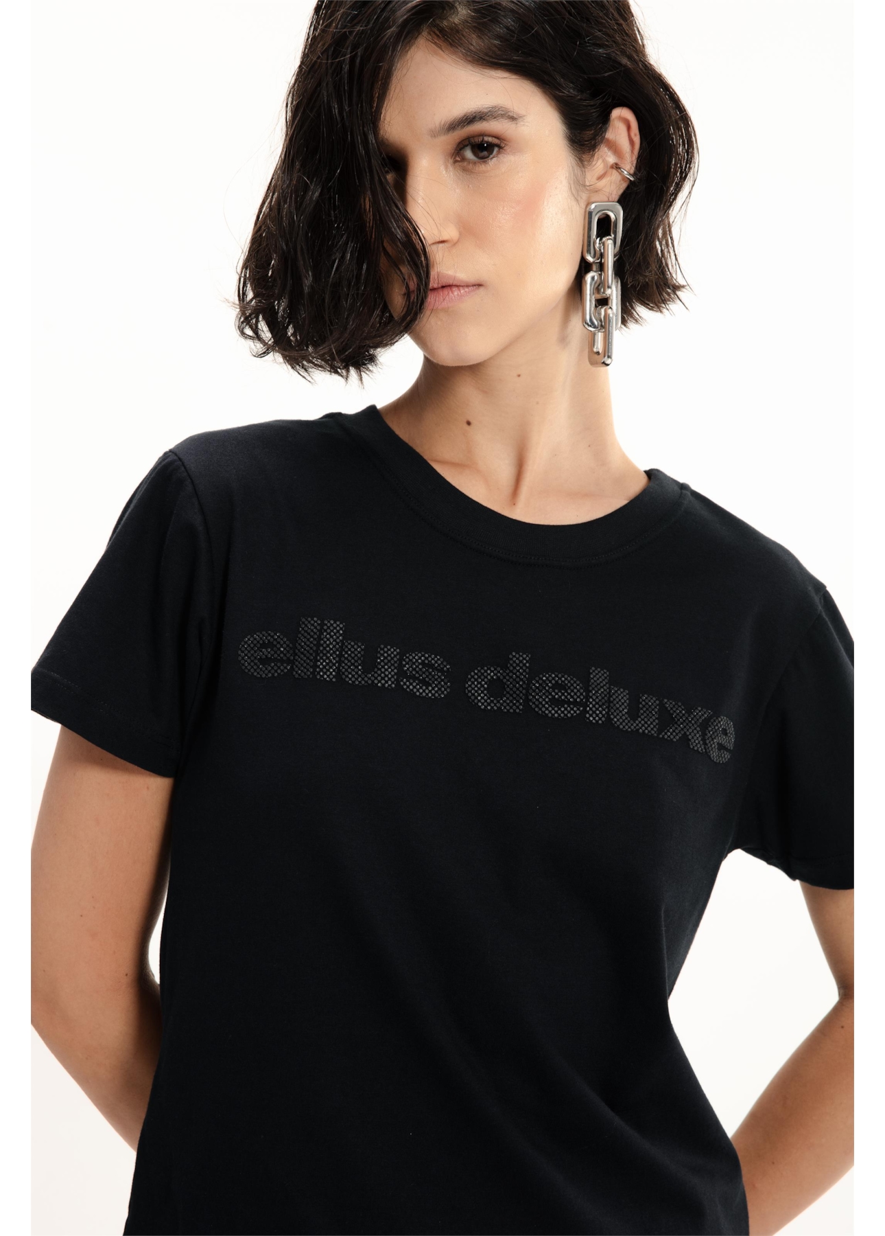 Ellus Deluxe Classic Slim Glitter Preto