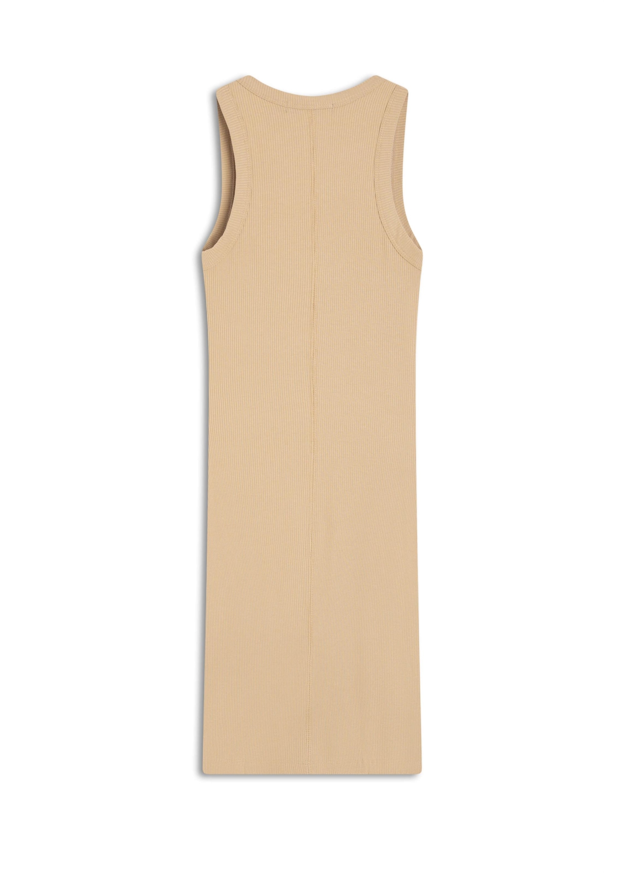 Ellus Dress Canelado Hotfix Capuccino