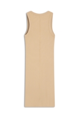 Ellus Dress Canelado Hotfix Capuccino