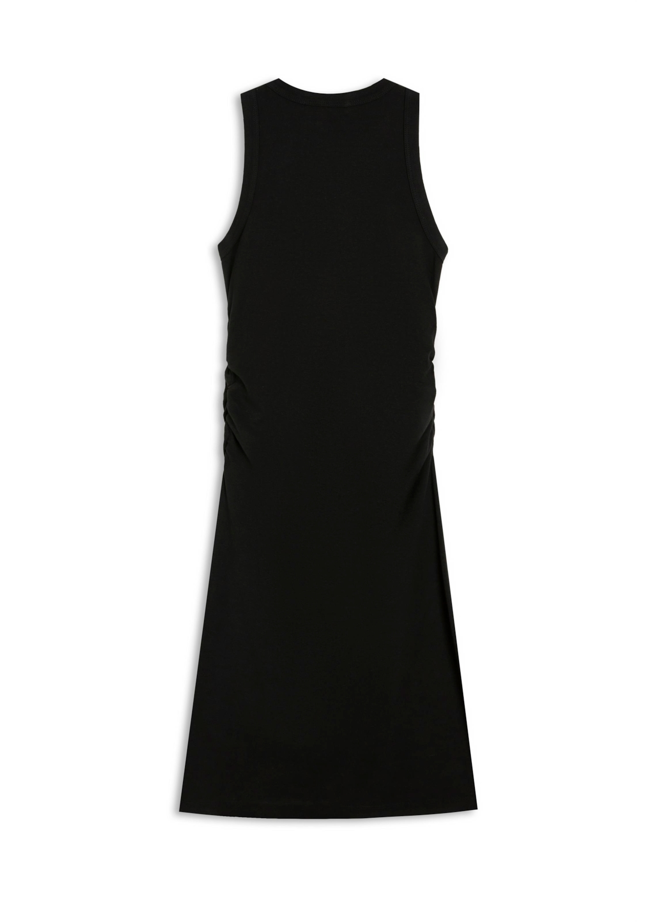 Ellus Dress Ribana Franzida Preto