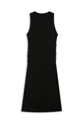 Ellus Dress Ribana Franzida Preto