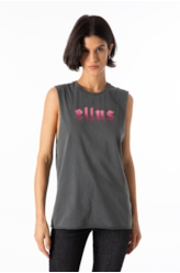 Ellus Gradient Washed Sleeveless Preto
