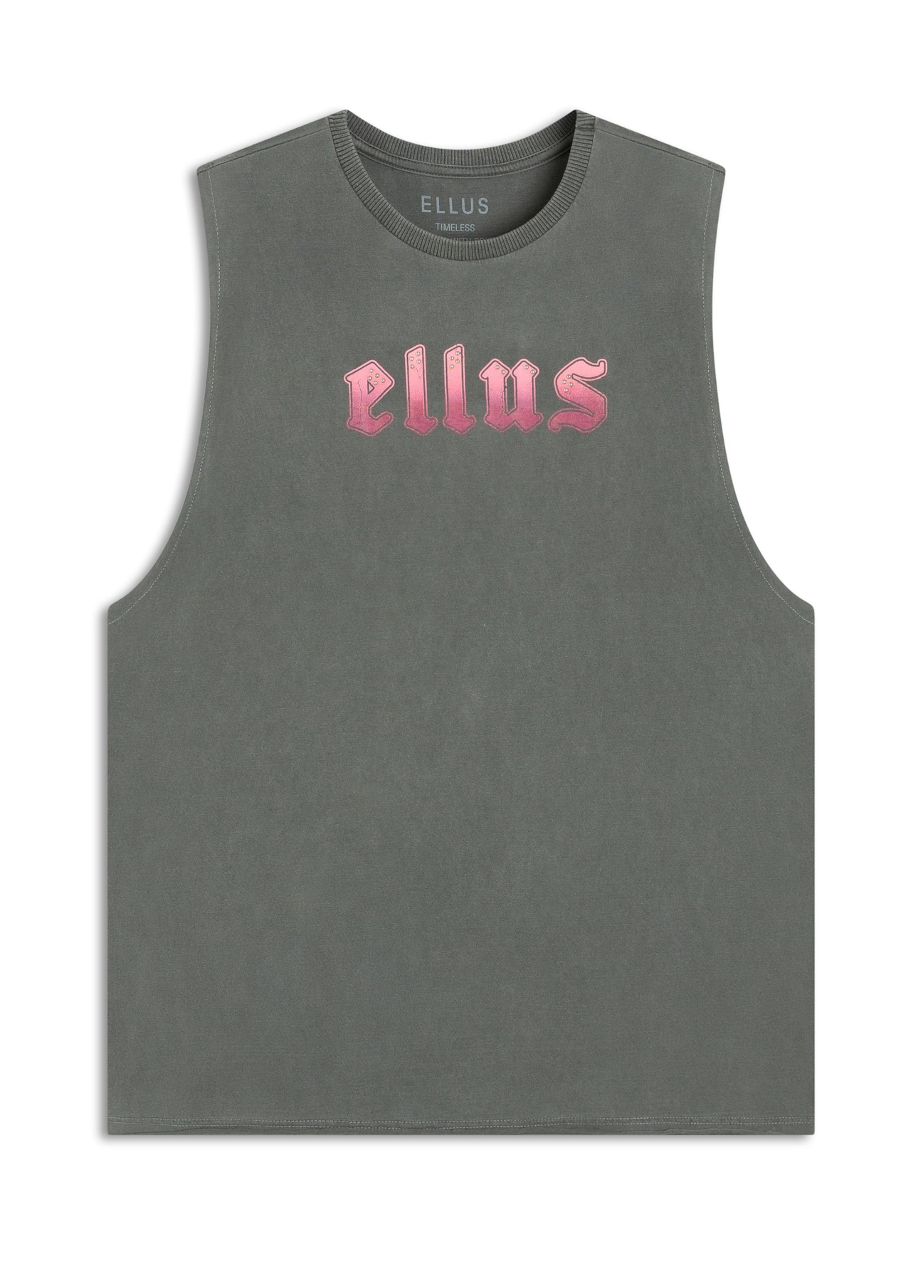 Ellus Gradient Washed Sleeveless Preto