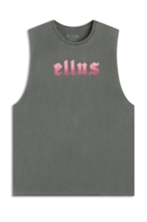 Ellus Gradient Washed Sleeveless Preto