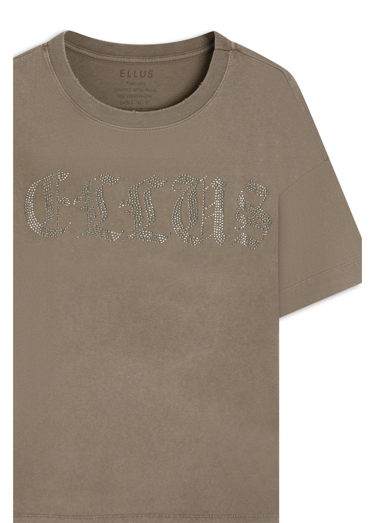 Ellus Oversized Gothic Hotfix Verde Salvia