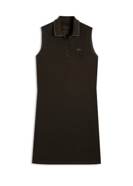 Ellus Polo Dress Sleeveless Friso Plumbo