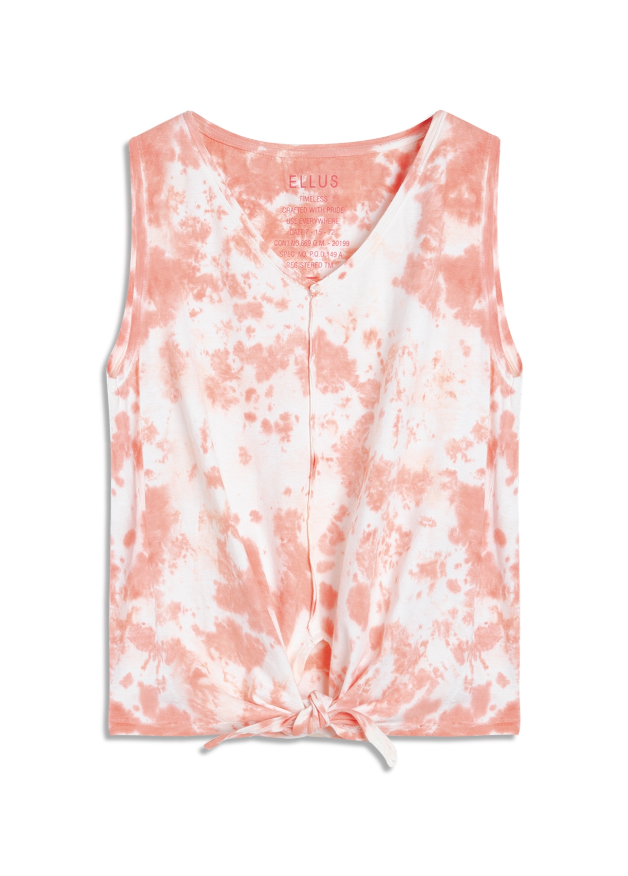 Ellus Regata Cotton Tie Dye Pessego