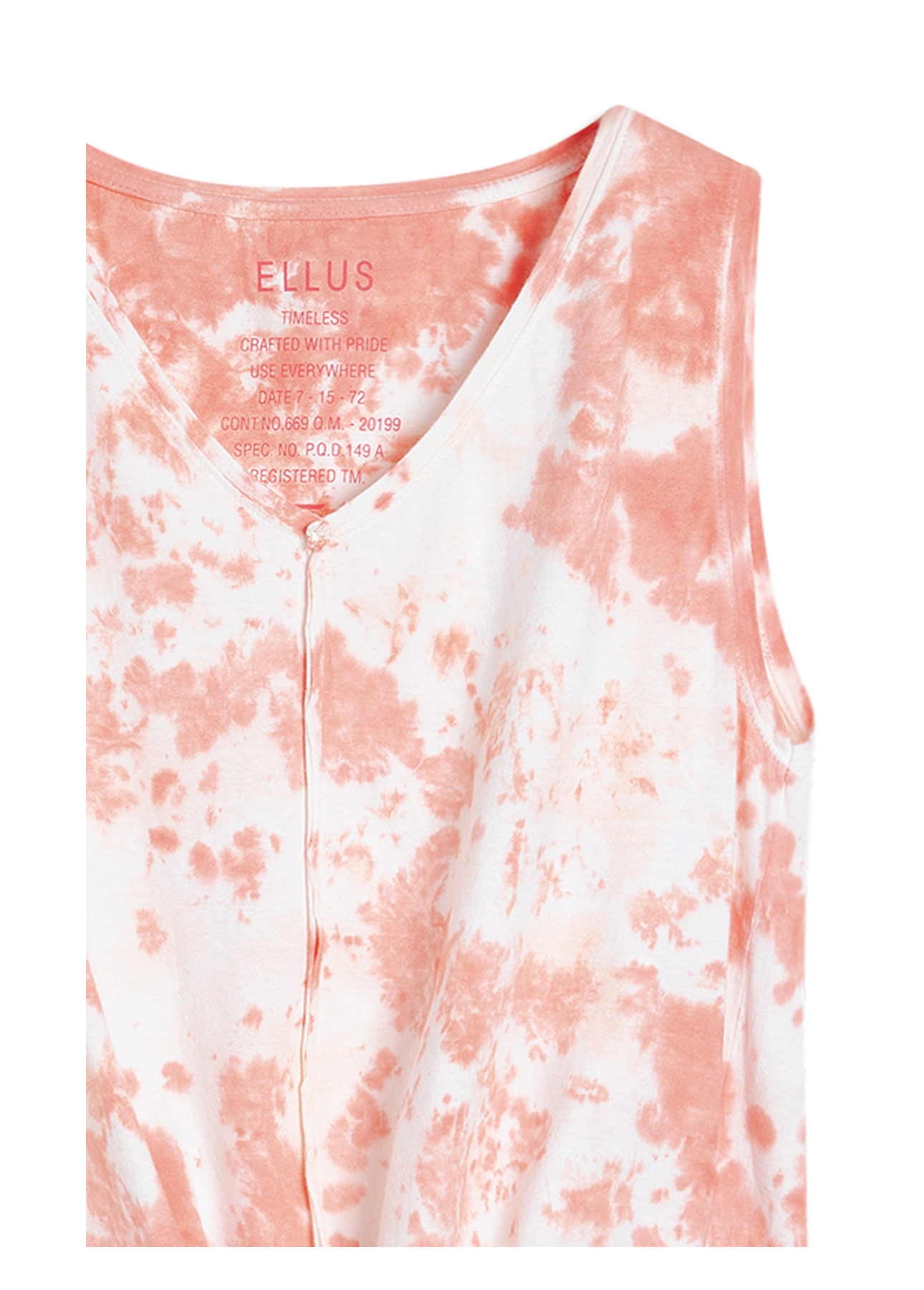 Ellus Regata Cotton Tie Dye Pessego