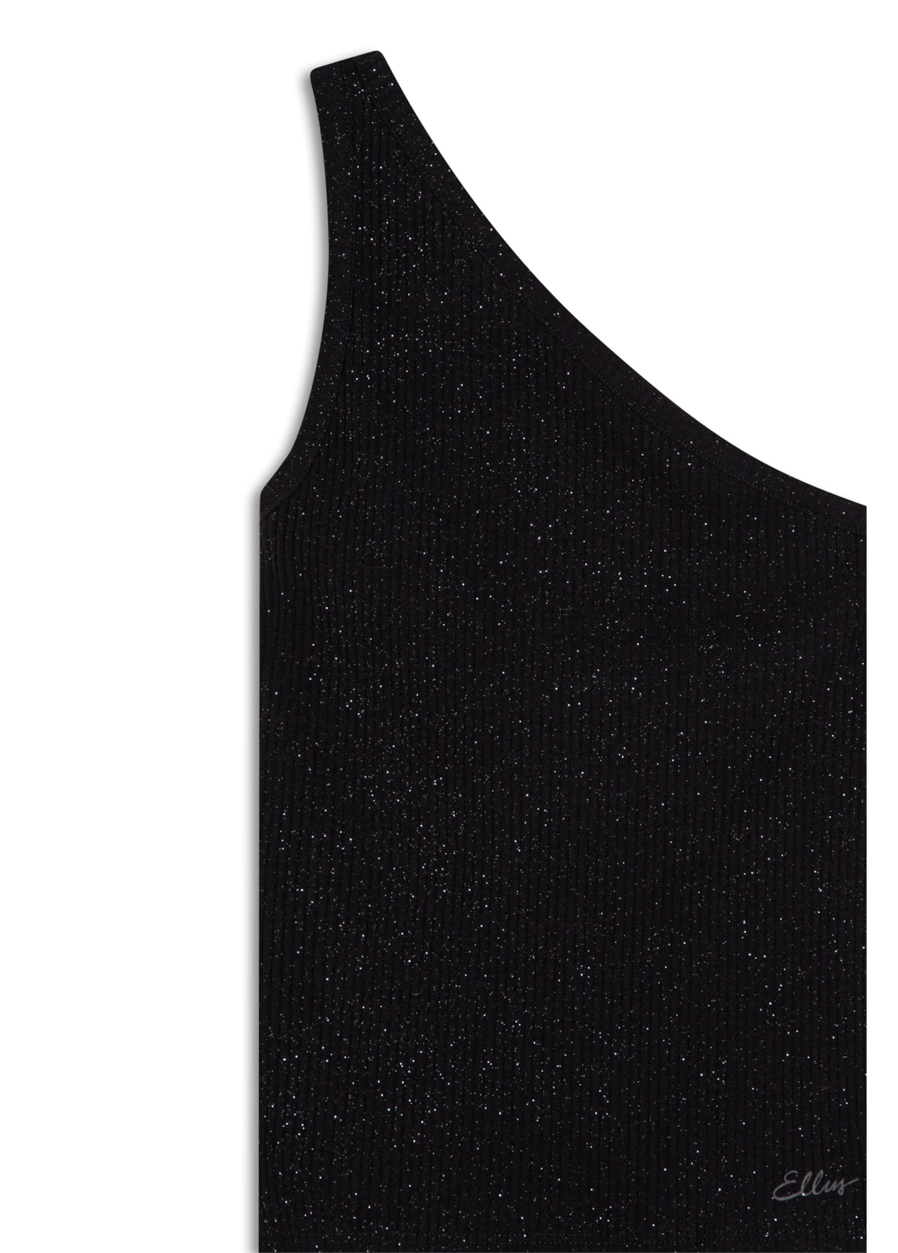 Ellus Rib One Shoulder Preto
