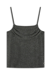 Ellus Star Night Draped Sleeveless Preto C/ Prata