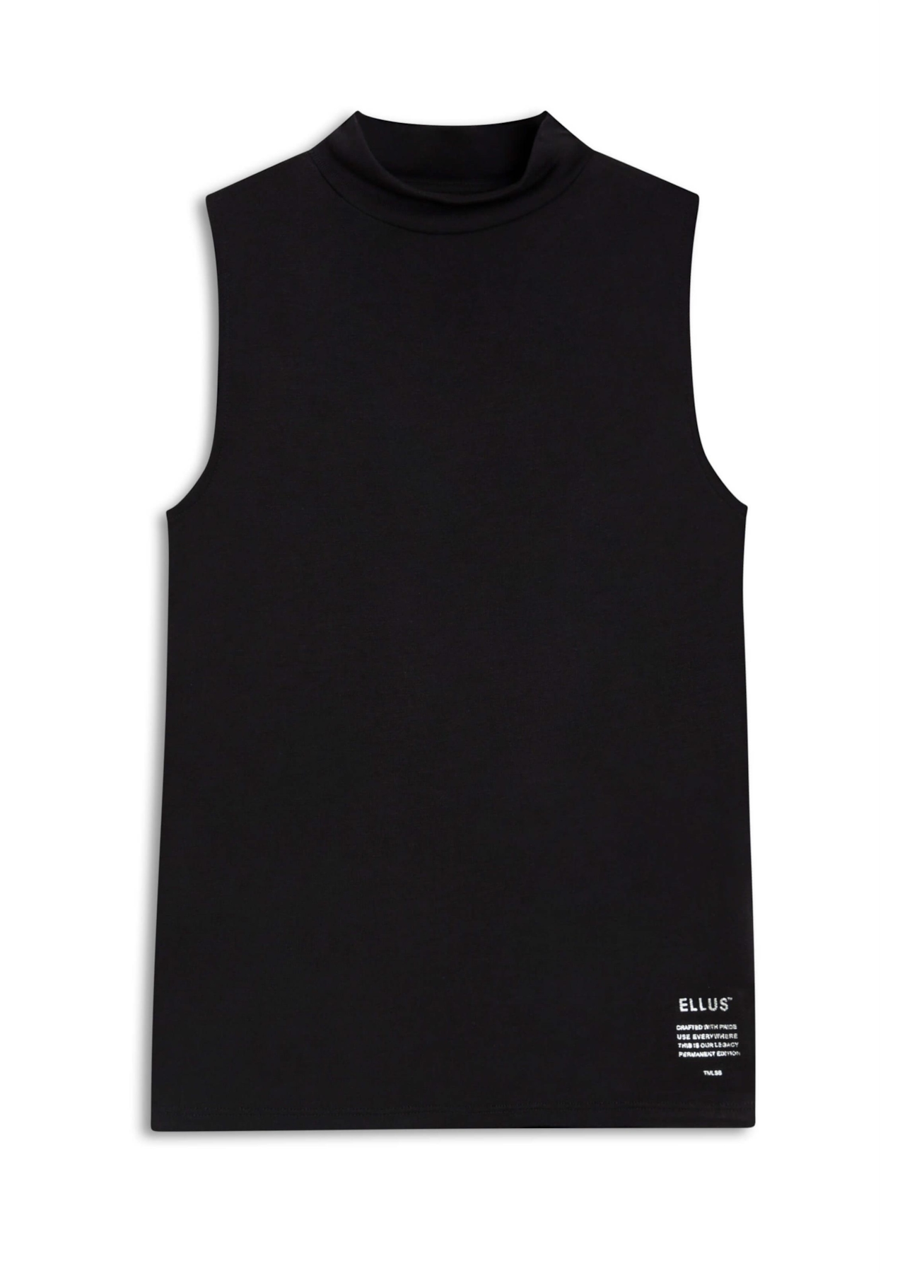 Ellus Tricot Crafted Sleeveless Preto