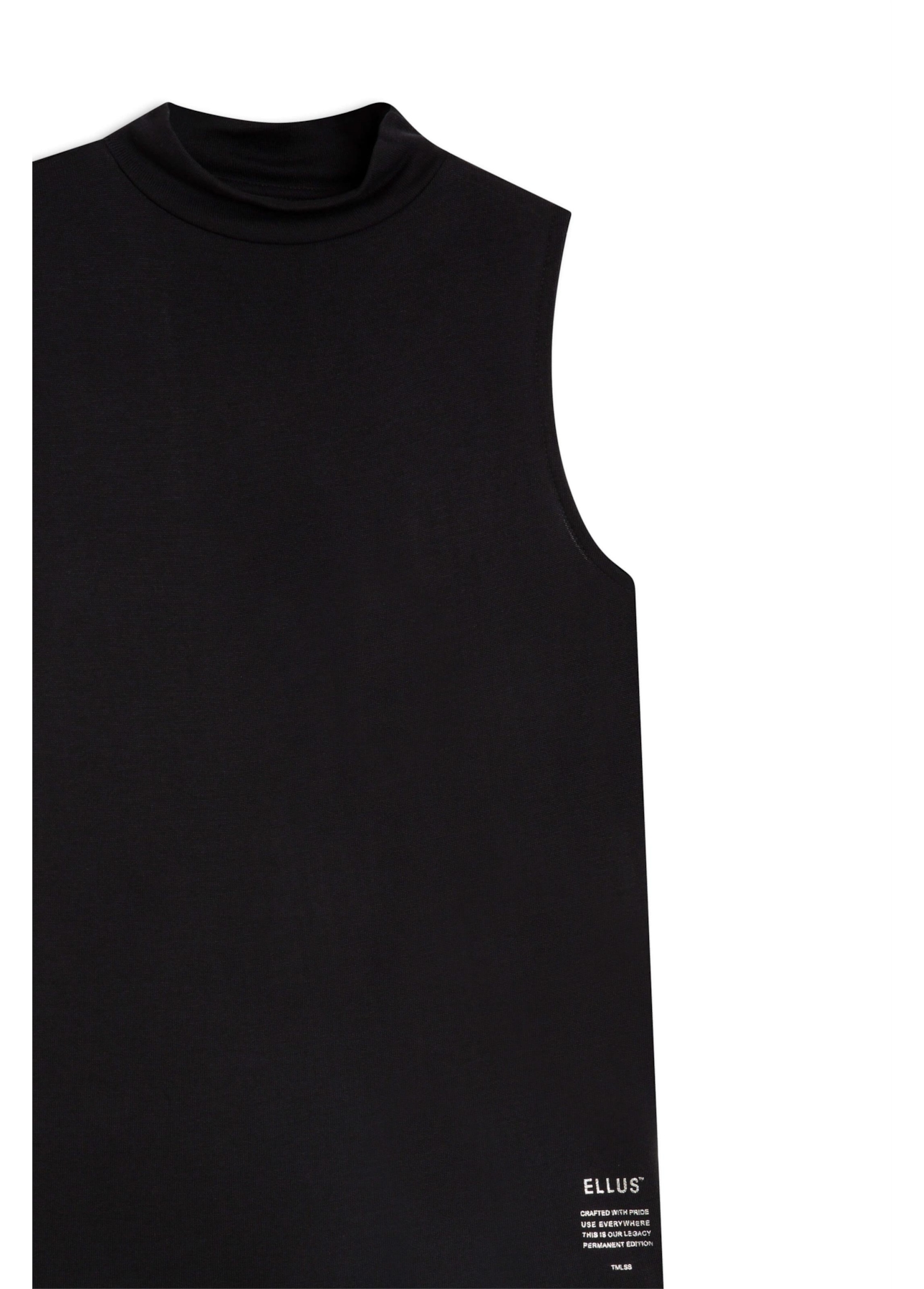 Ellus Tricot Crafted Sleeveless Preto