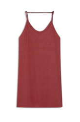 Ellus Viscotricot Hotfix Fluid Dress Sangria