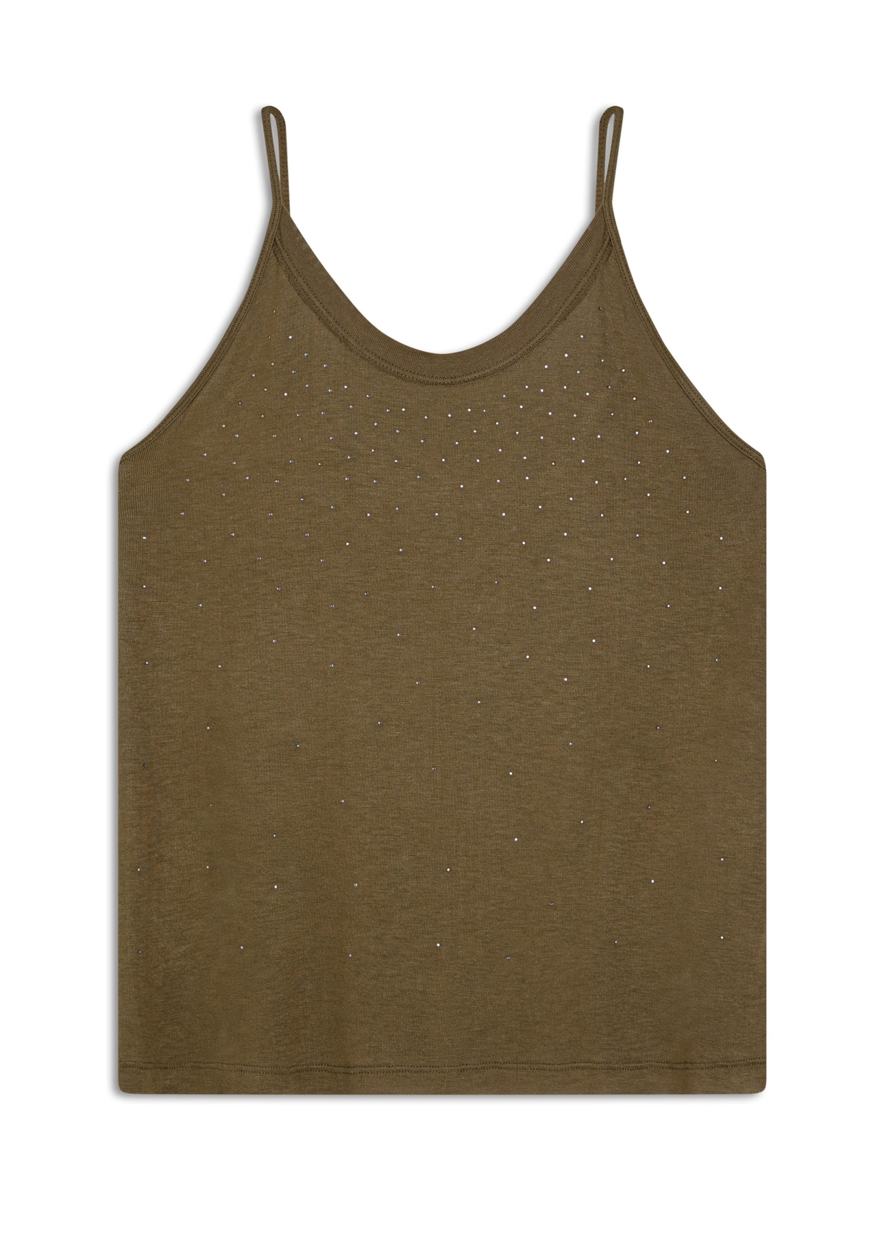 Ellus Viscotricot Hotfix Sleeveless Verde Militar