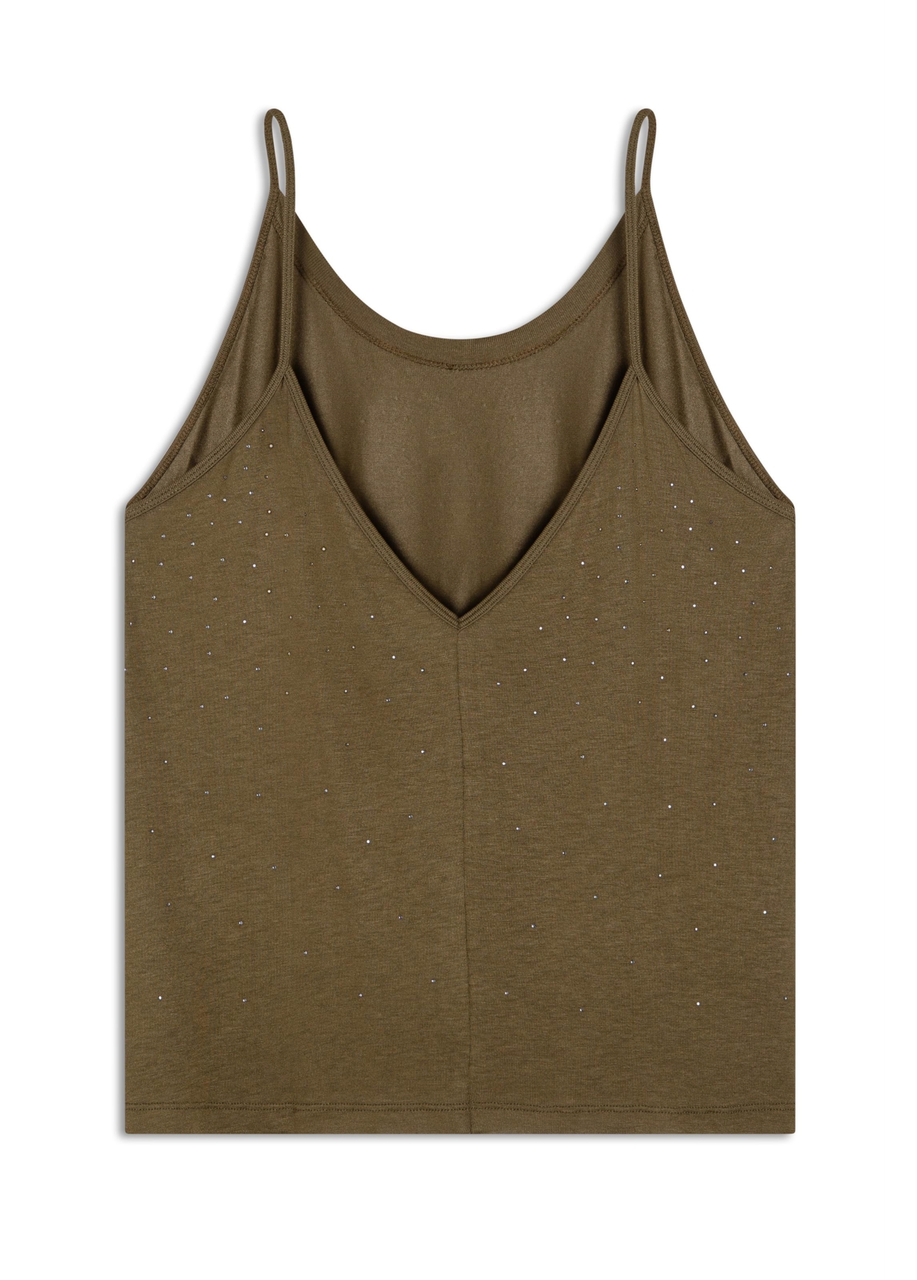 Ellus Viscotricot Hotfix Sleeveless Verde Militar