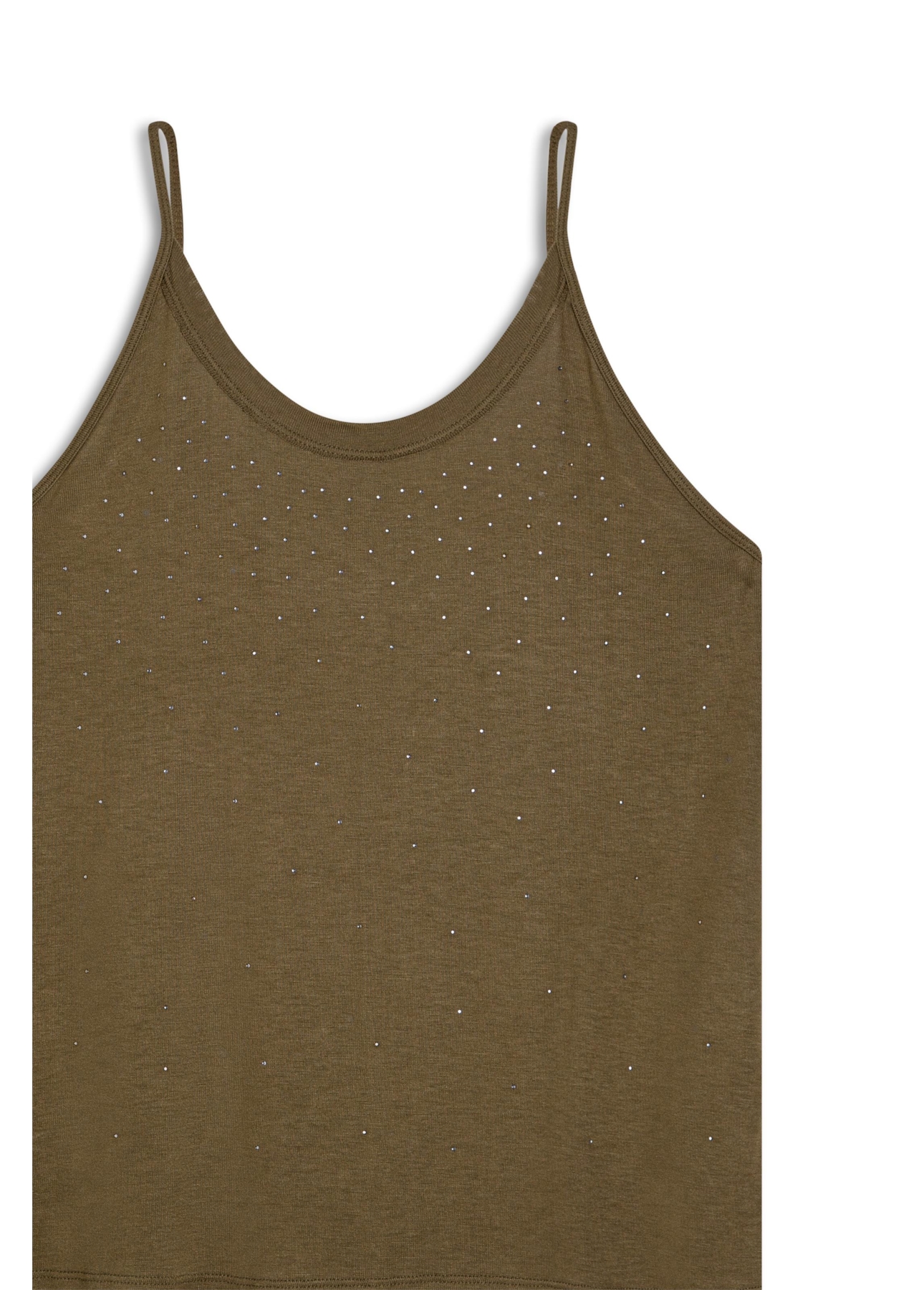 Ellus Viscotricot Hotfix Sleeveless Verde Militar
