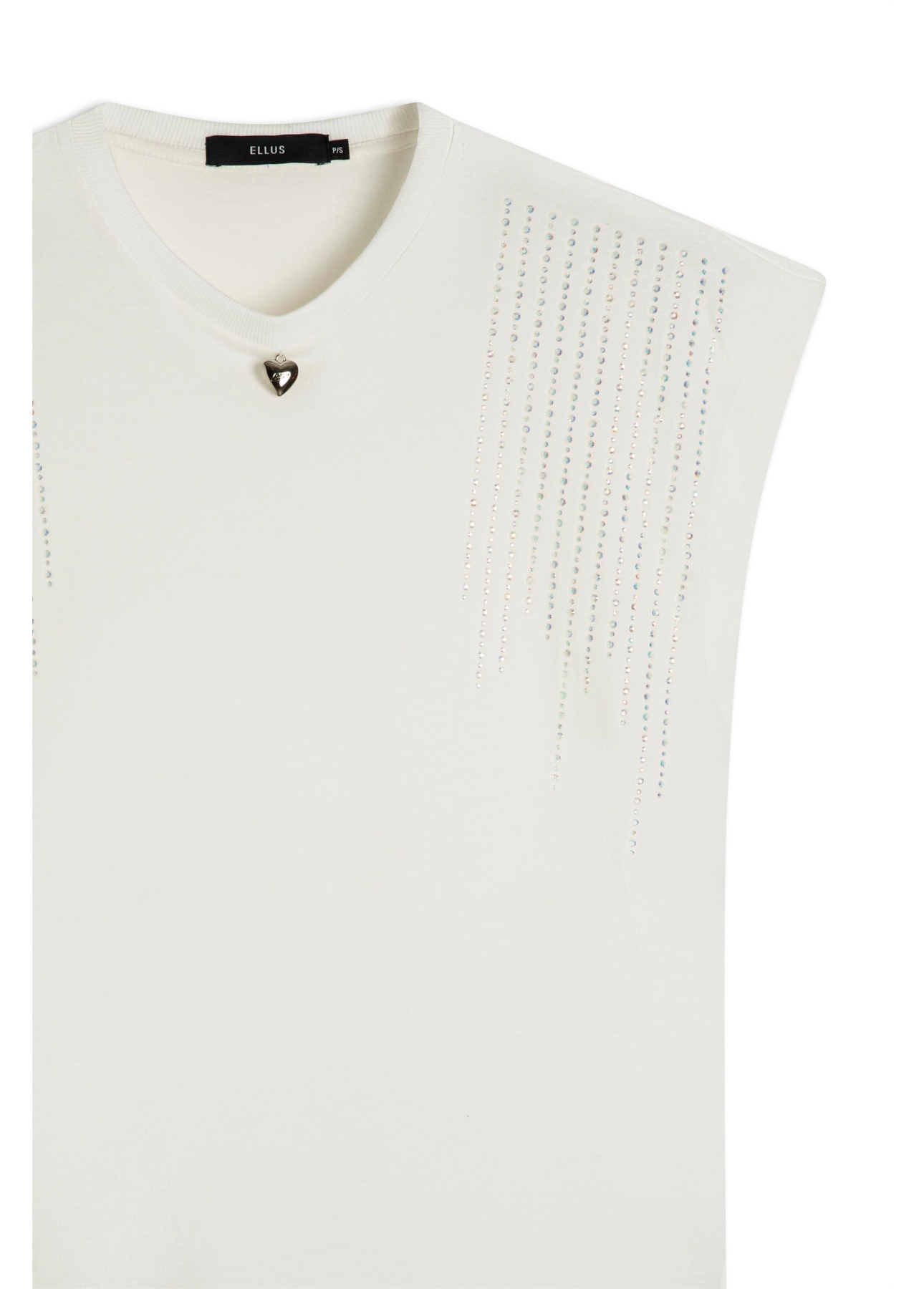 Ellus Windy Hotfix Stripe Off White