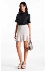 Firenze Ruffle Belt Easa Bege
