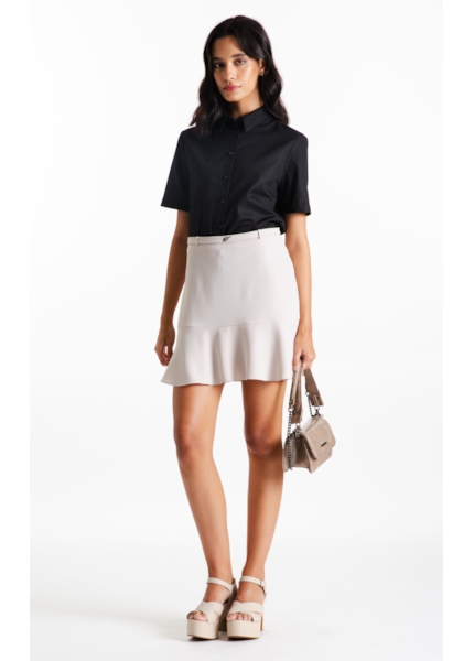 Firenze Ruffle Belt Easa Bege