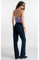First Blue (Gisele Reta) 5 Pockets Lav.Escuro C/ Luva