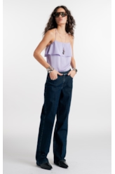 First Blue (Gisele Reta) 5 Pockets Lav.Escuro C/ Luva