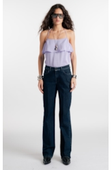 First Blue (Gisele Reta) 5 Pockets Lav.Escuro C/ Luva