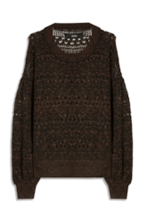 Flame T-Shirt Mix Stitches Ml Dark Brown