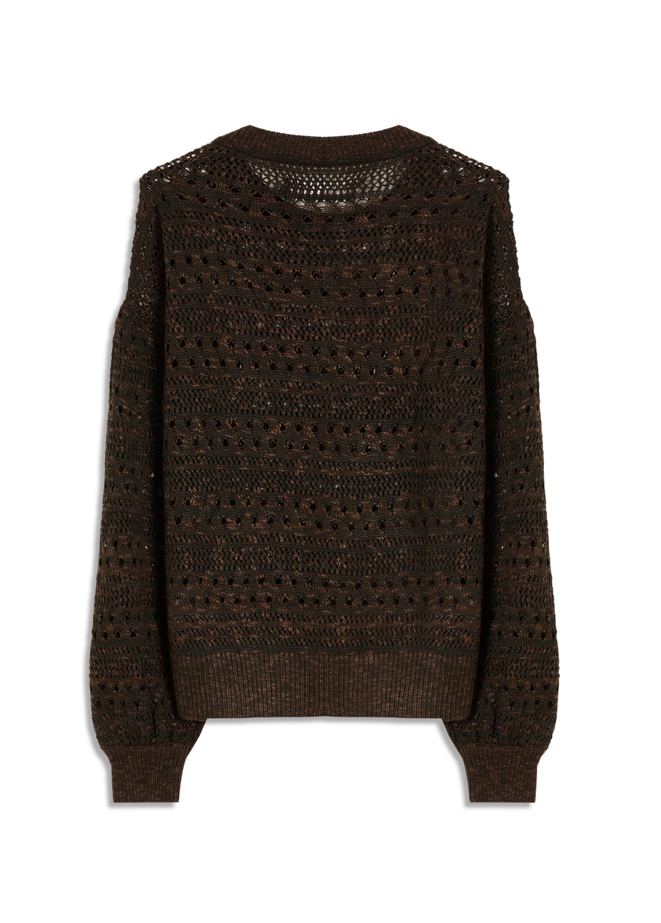 Flame T-Shirt Mix Stitches Ml Dark Brown