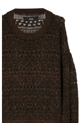 Flame T-Shirt Mix Stitches Ml Dark Brown