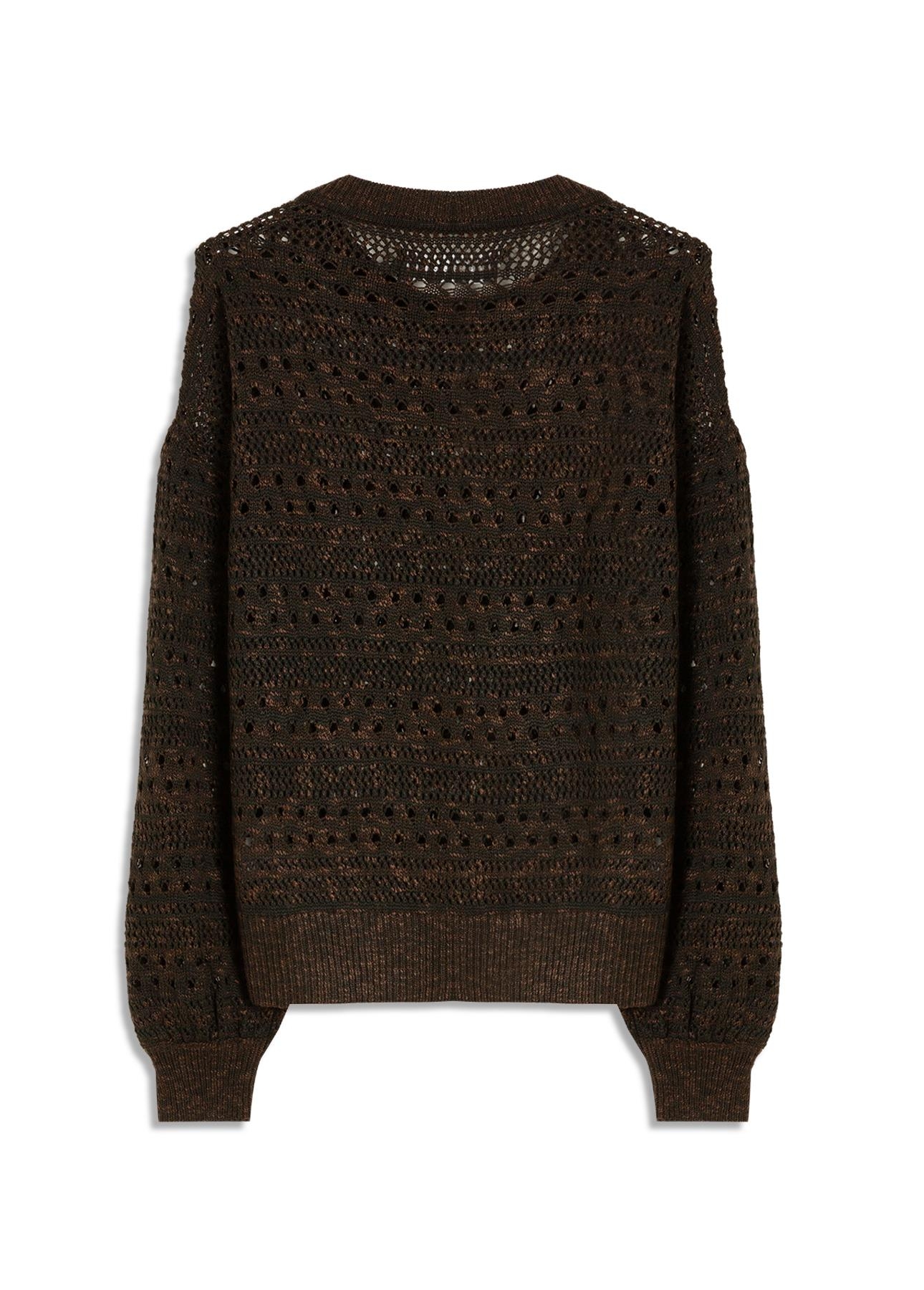 Flame T-Shirt Mix Stitches Ml Dark Brown