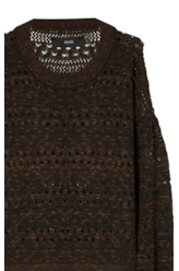 Flame T-Shirt Mix Stitches Ml Dark Brown
