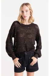 Flame T-Shirt Mix Stitches Ml Dark Brown