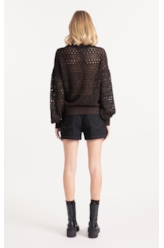 Flame T-Shirt Mix Stitches Ml Dark Brown