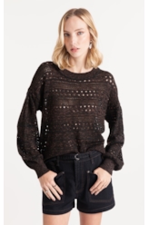 Flame T-Shirt Mix Stitches Ml Dark Brown