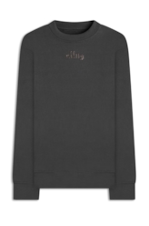 Fleece Ellus Gothic Foil Careca Plumbo