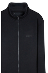 Fleece High Neck Full Zipper Ml Preto