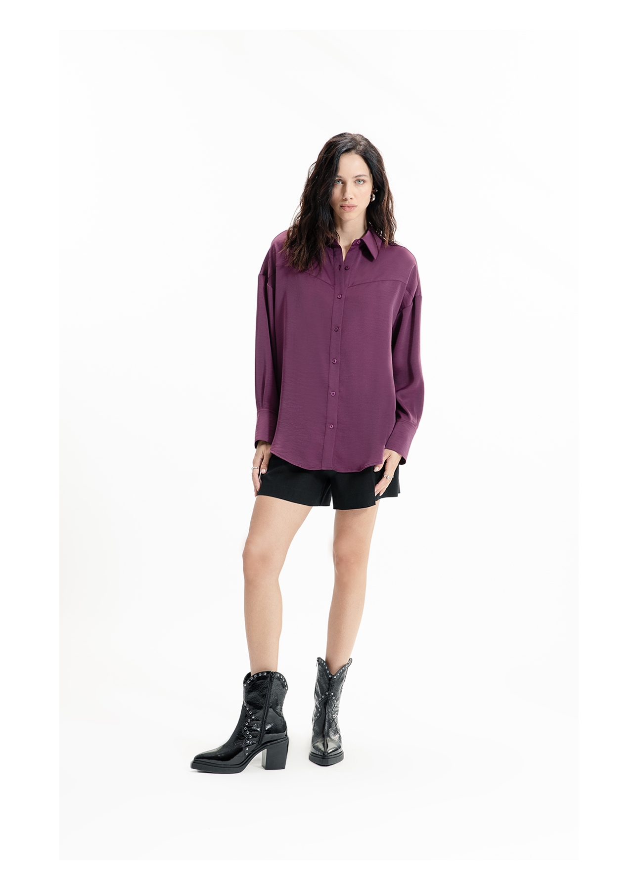 Fluid Breeze Western Oversized Beringela