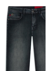 Green Denim Flare Et. Zetex Lav.Escuro C/ Used