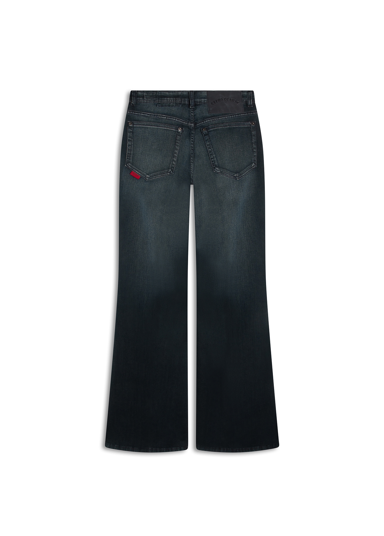 Green Denim Flare Et. Zetex Lav.Escuro C/ Used