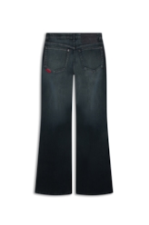 Green Denim Flare Et. Zetex Lav.Escuro C/ Used