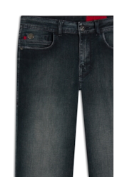 Green Denim Flare Et. Zetex Lav.Escuro C/ Used