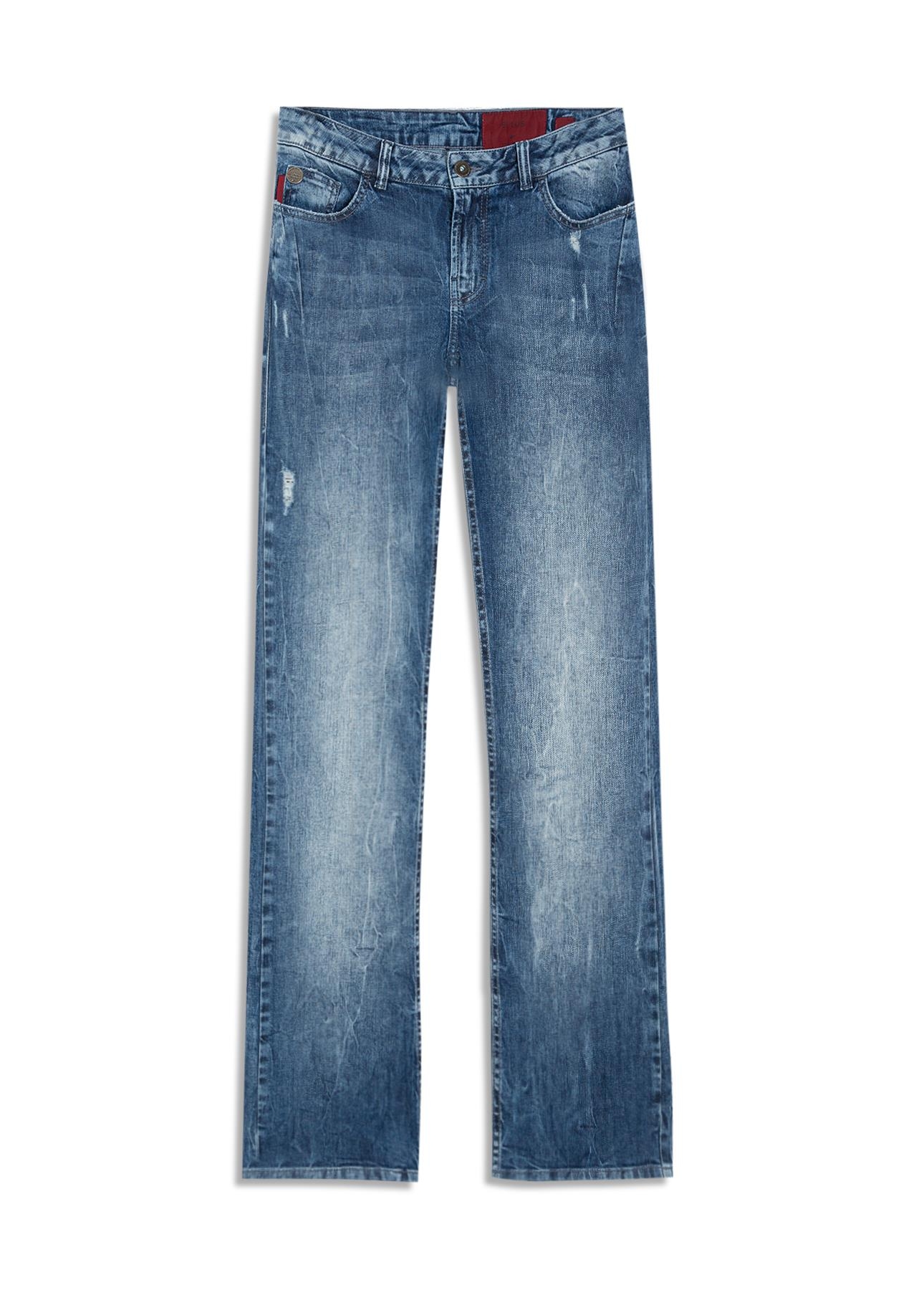 High Comfort Stretch (Low Rise Boot Cut) Claro Com Resina