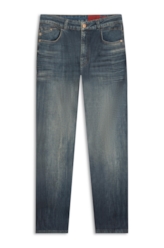 High Comfort Stretch (Skinny) 5 Pockets Escuro Com Matiz e Tie Dye