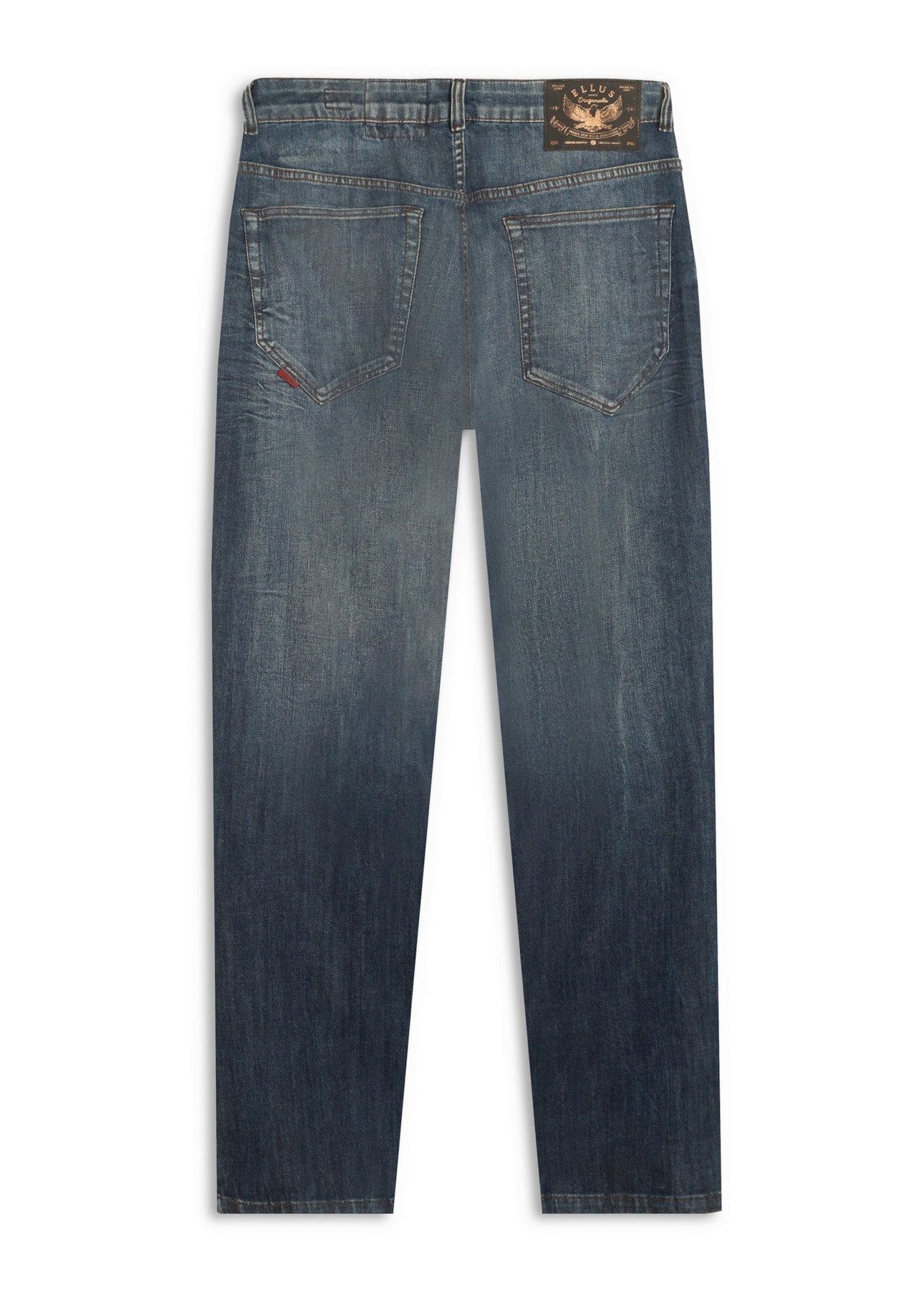 High Comfort Stretch (Skinny) 5 Pockets Escuro Com Matiz e Tie Dye