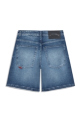 Indigo Stretch  (Skate) 5 Pockets  Lav.Escuro C/ Pincelado