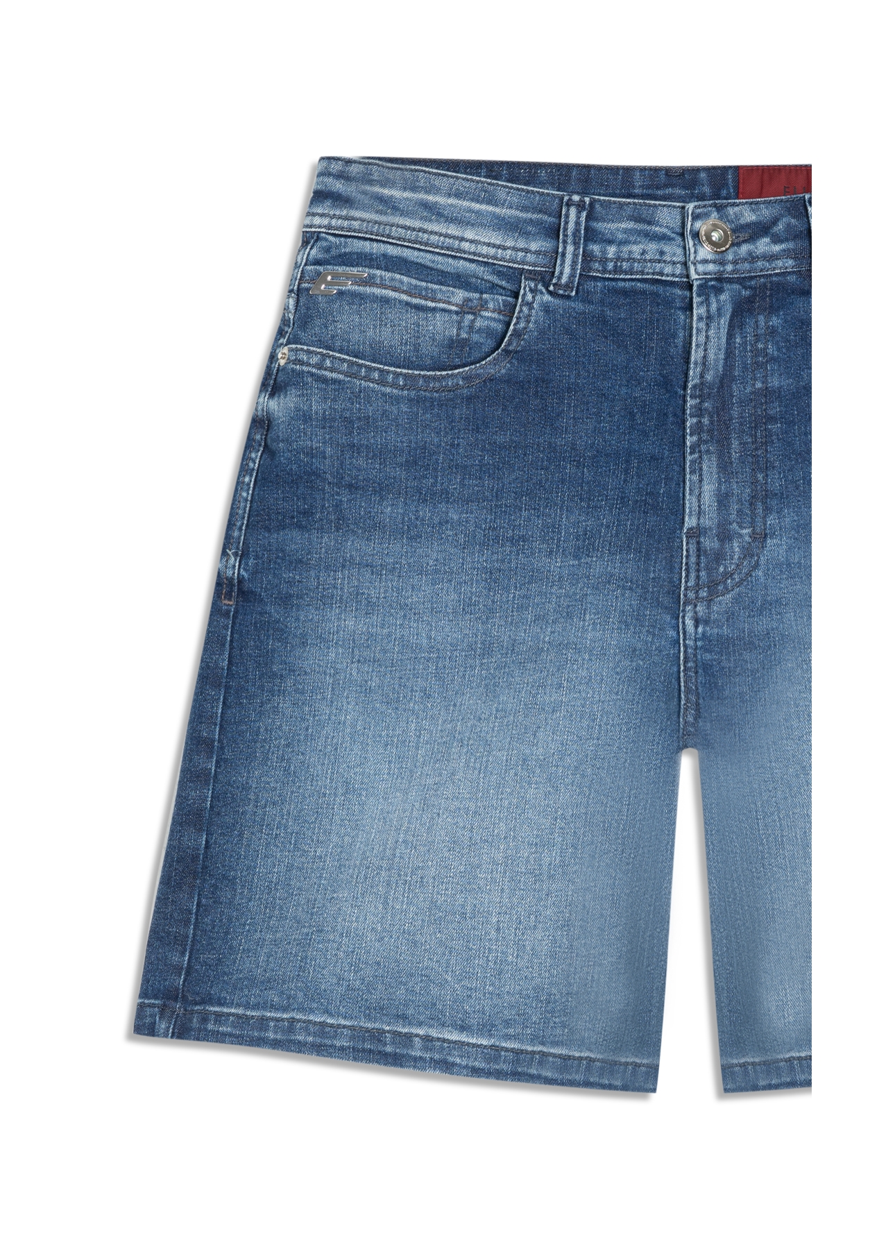 Indigo Stretch  (Skate) 5 Pockets  Lav.Escuro C/ Pincelado