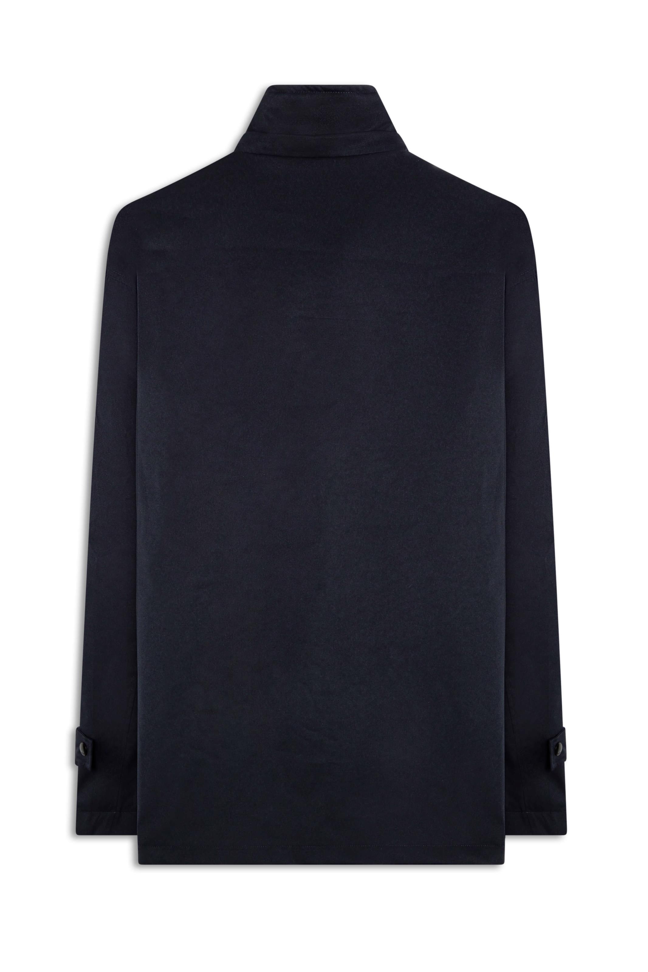 Jacket Nylon Twill W/ Hood Dark Navy