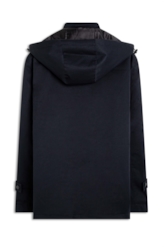 Jacket Nylon Twill W/ Hood Dark Navy